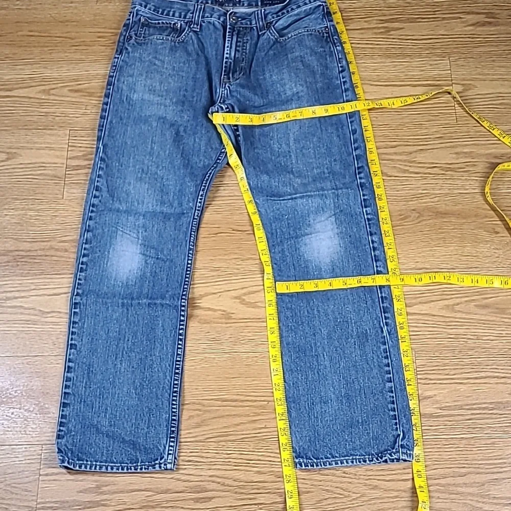 BULLHEAD 33x27 VINTAGE 90s MENS FADED DISTRESED DENIM SLIM JEANS